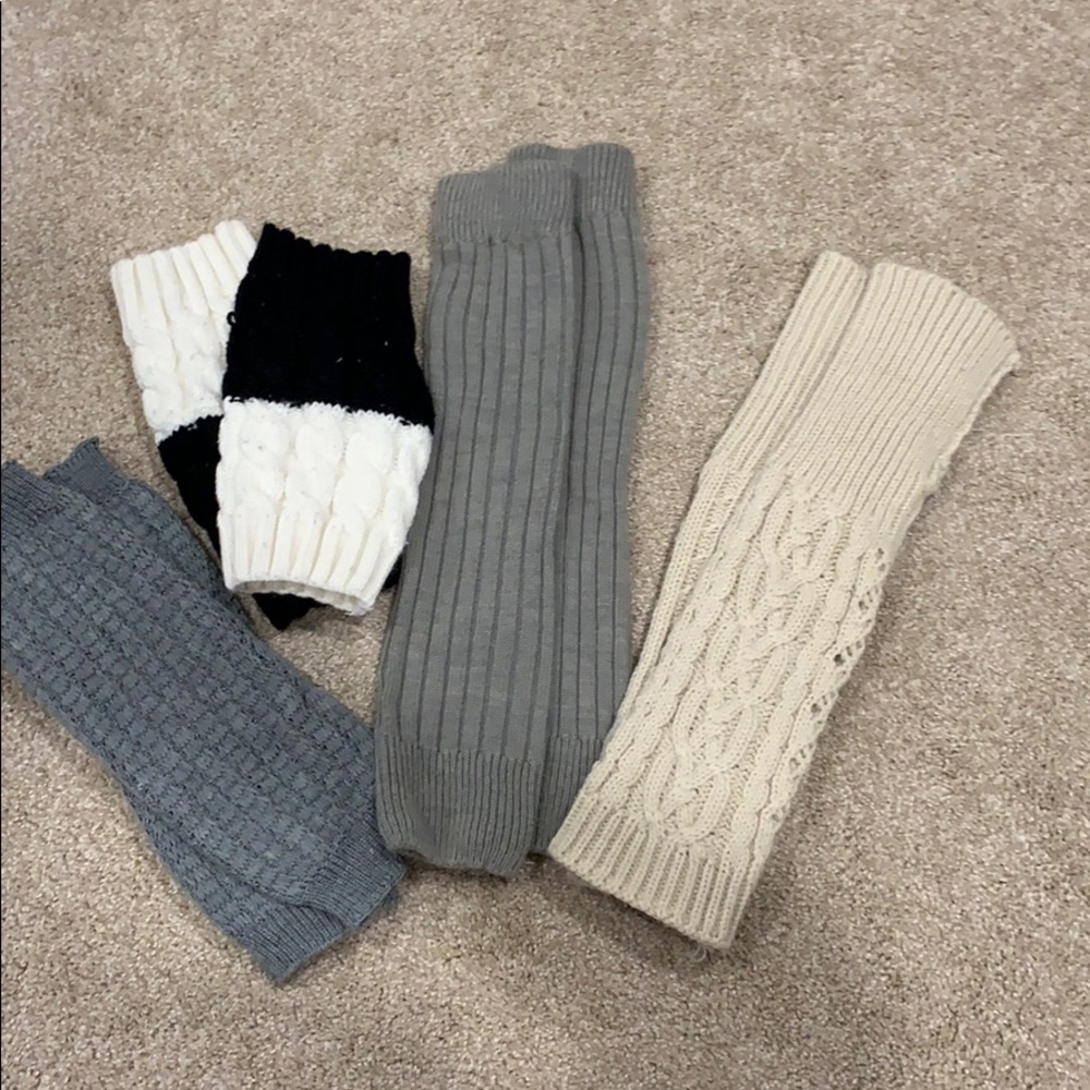 Leg warmer bundle. 3 are Vera Wang.